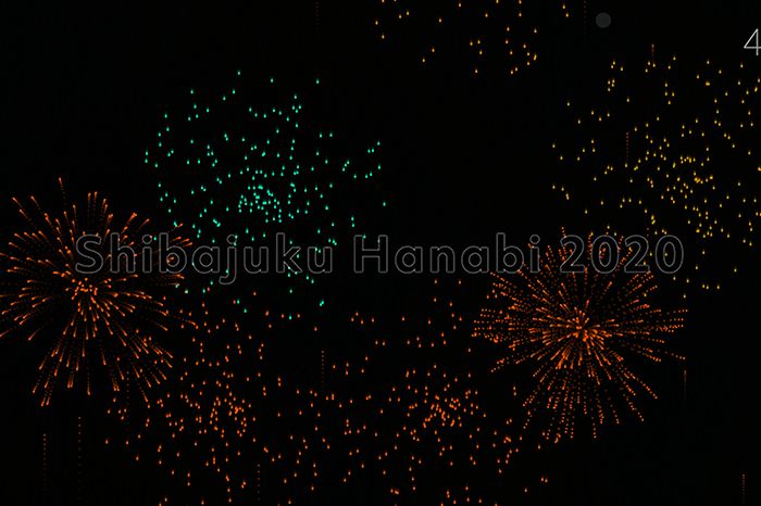 2020 Shibajuku Hanabiのサイトのバナー画像です。