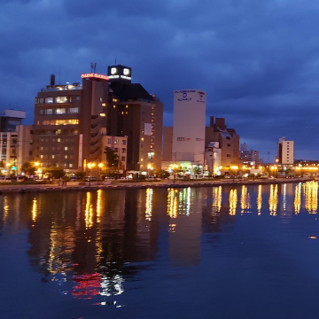 釧路の夜景の写真