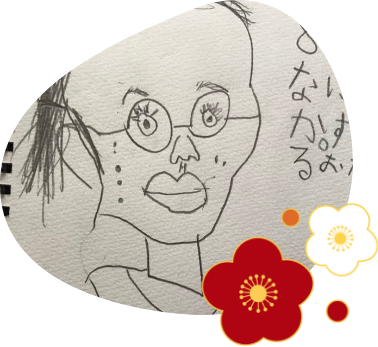 子供が描いた似顔絵が画伯すぎる